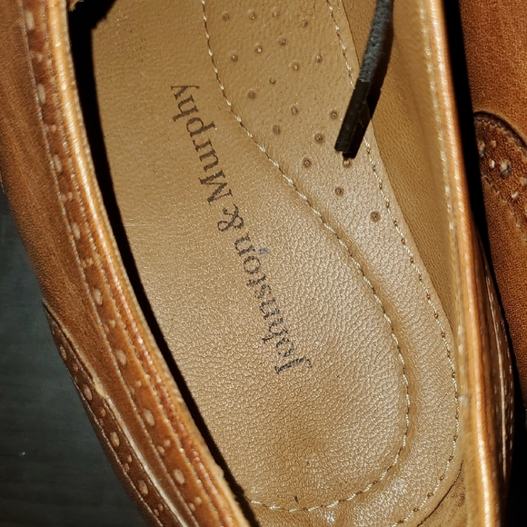 Johnston & Murphy Brown and Cream Men\'s Oxfords main image 6